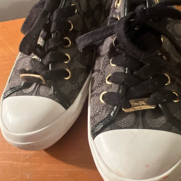 Coach Empire Black Tennis Shoes/Sneakers - Mismatched Size (6.5 Right/7 Left) - Picture 6 of 11